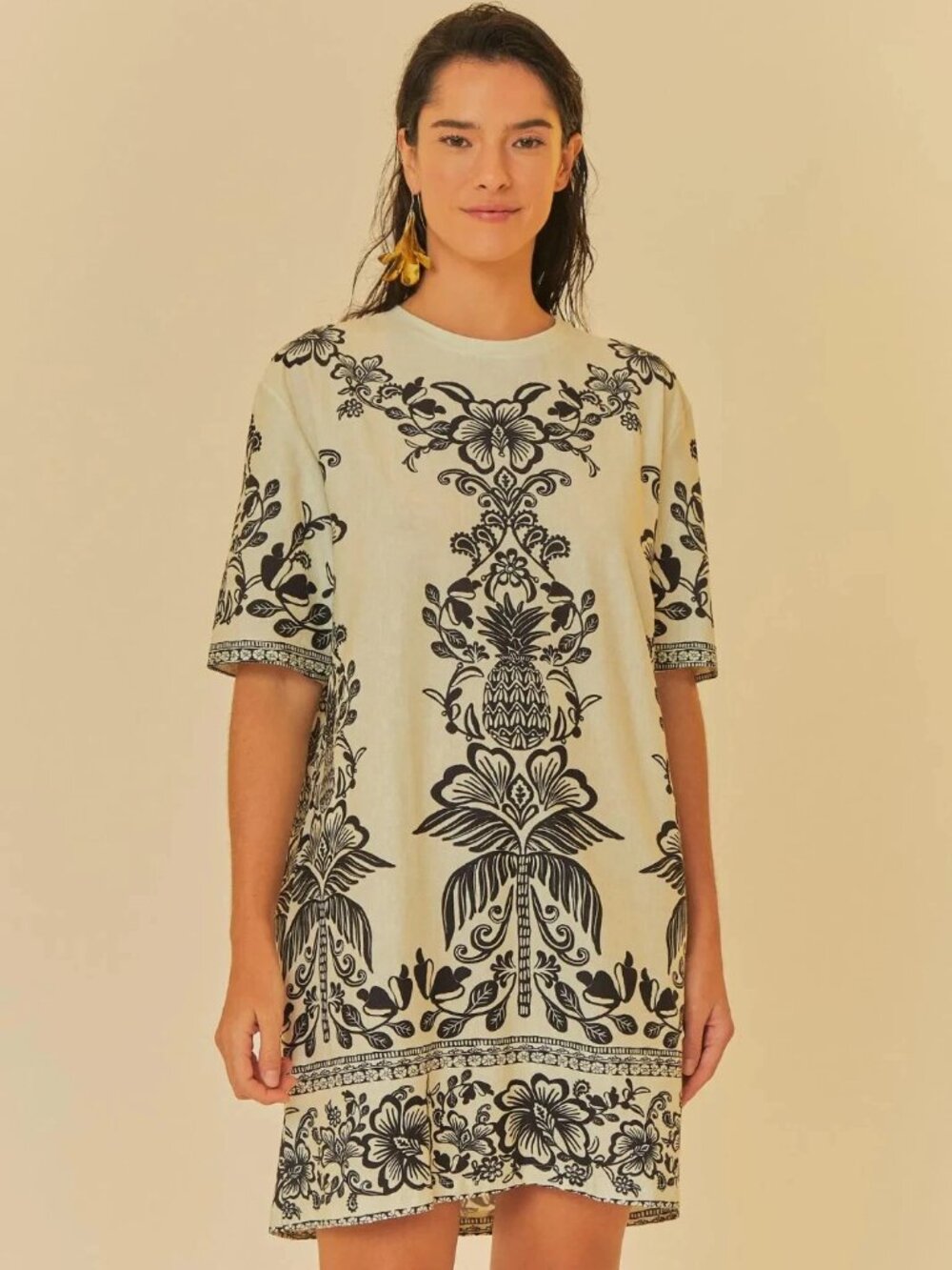 NWT FARM RIO DRESS SIZE SMALL (P IN TAG) PACK5621 3/6 JC